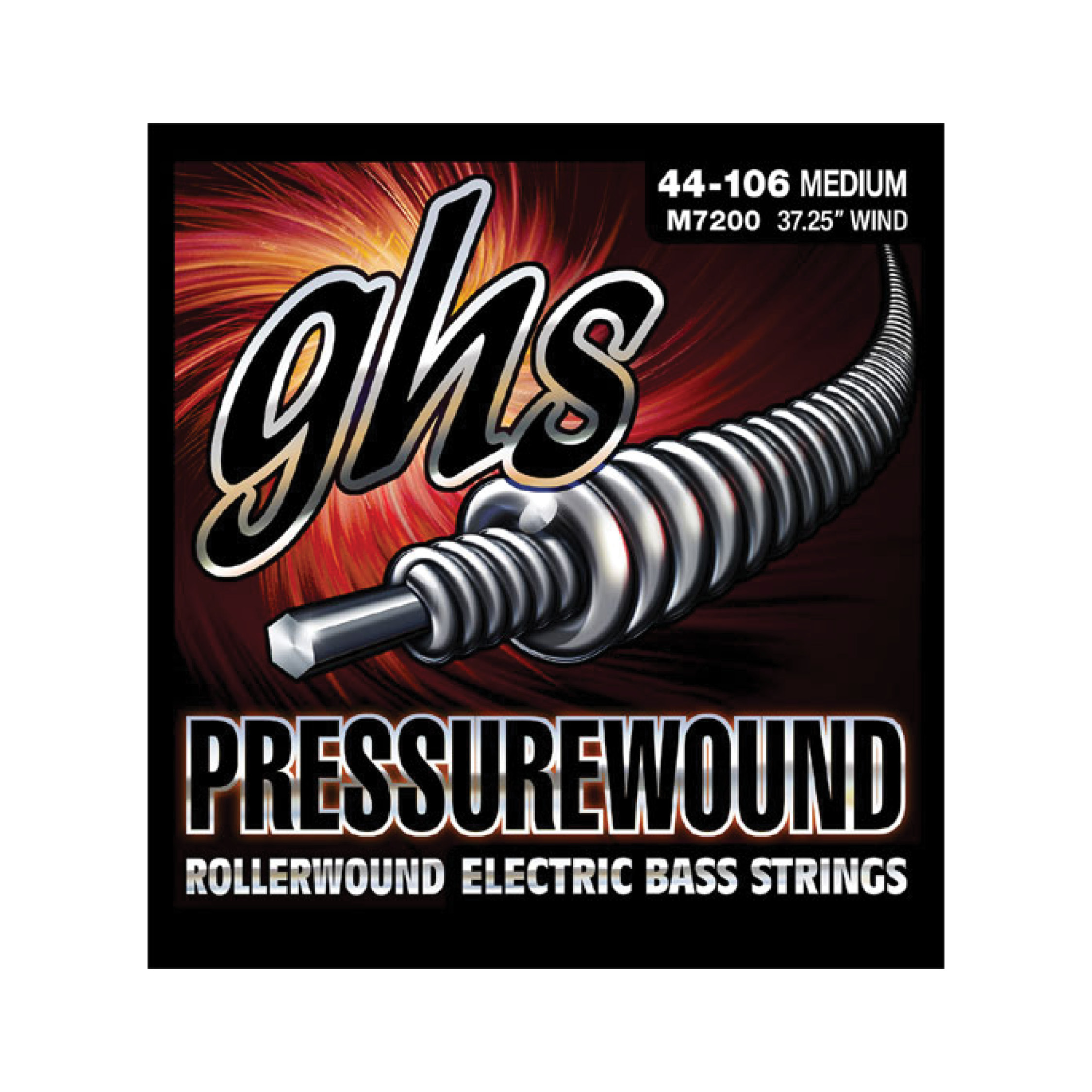 GHS M7200 44-106 Pressurewound - Žice za bas gitaru