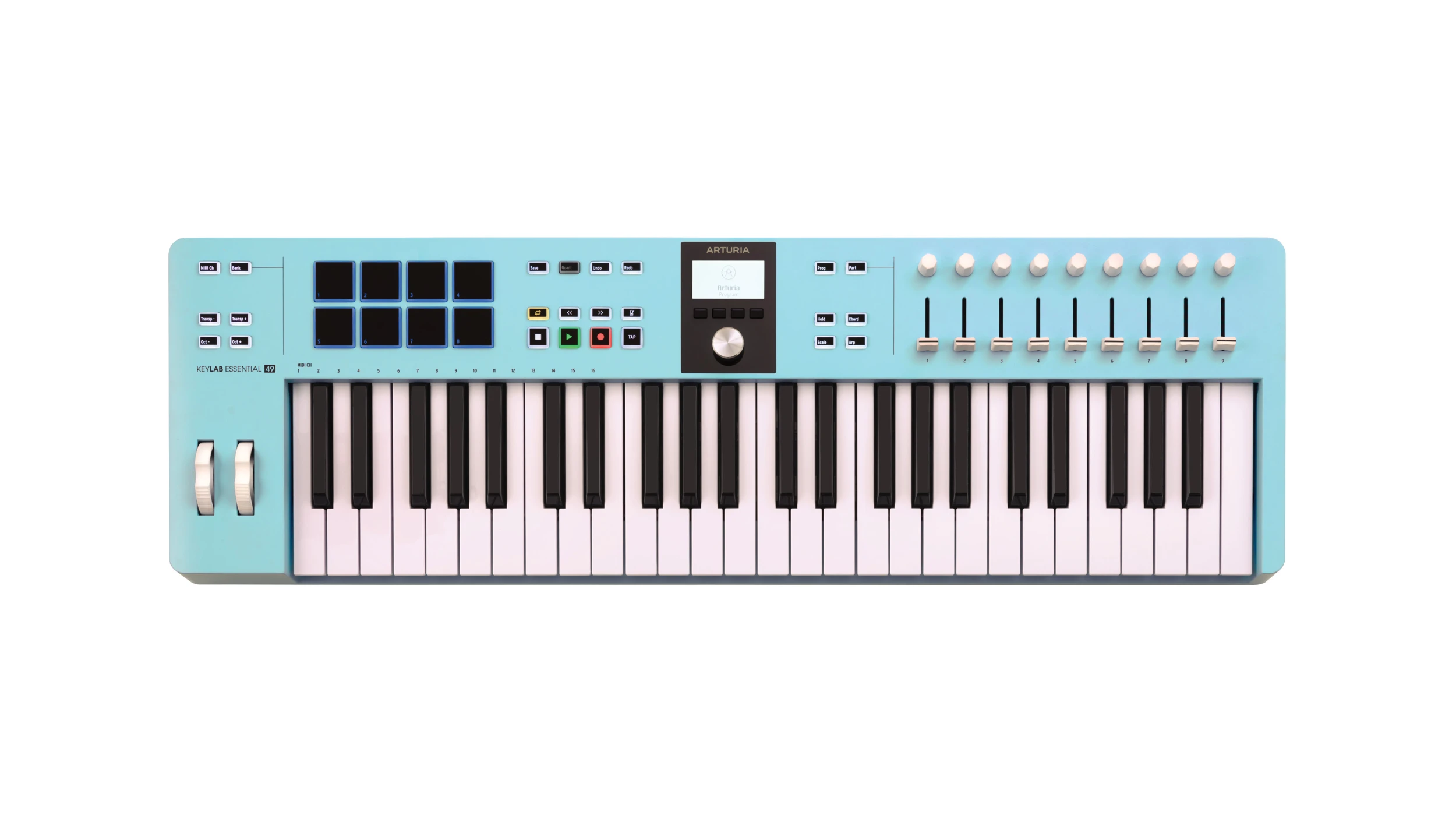 ARTURIA KeyLab Essential mk3 49 Aquamarine - MIDI klavijatura