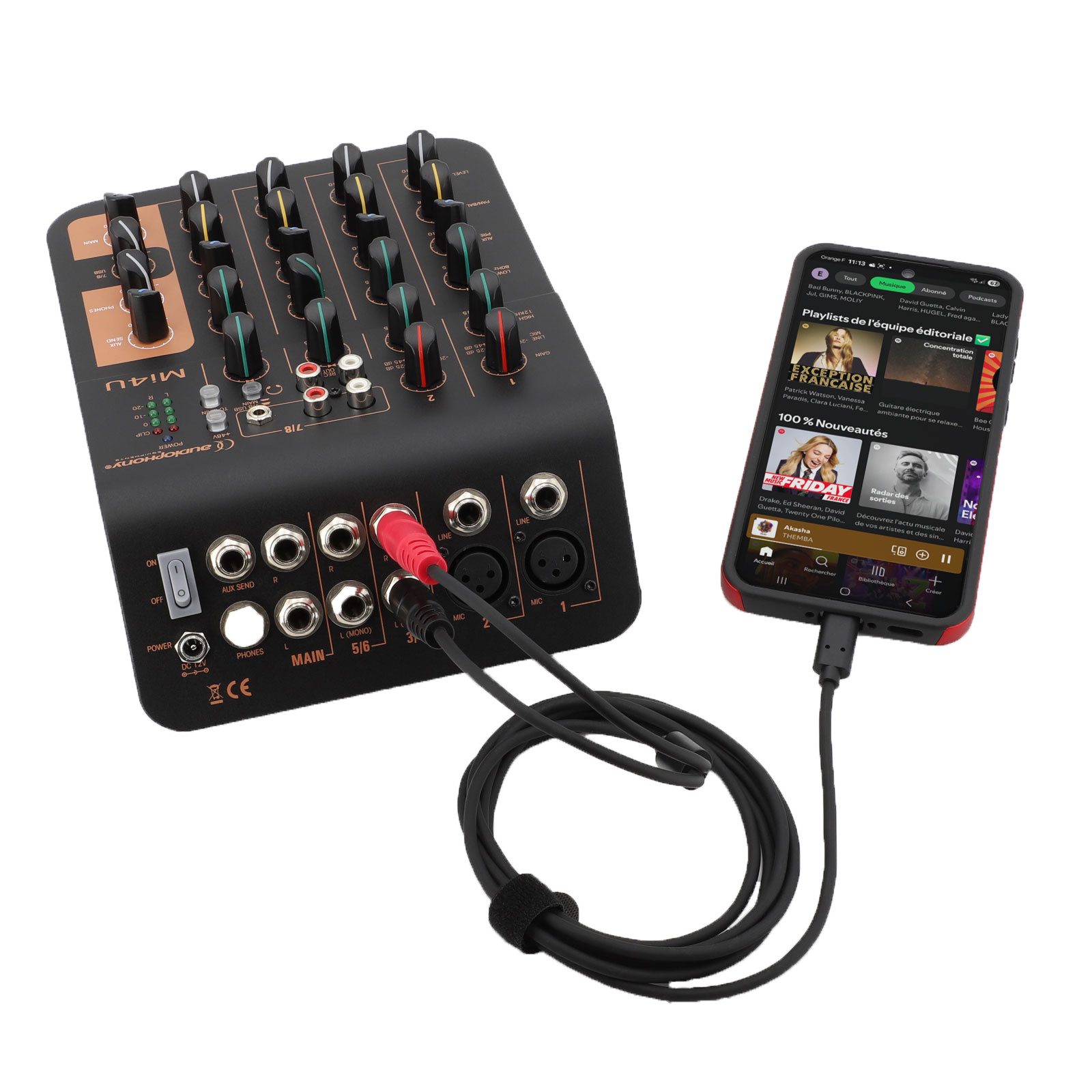 HILEC USB-C to 6.35mm - 2m