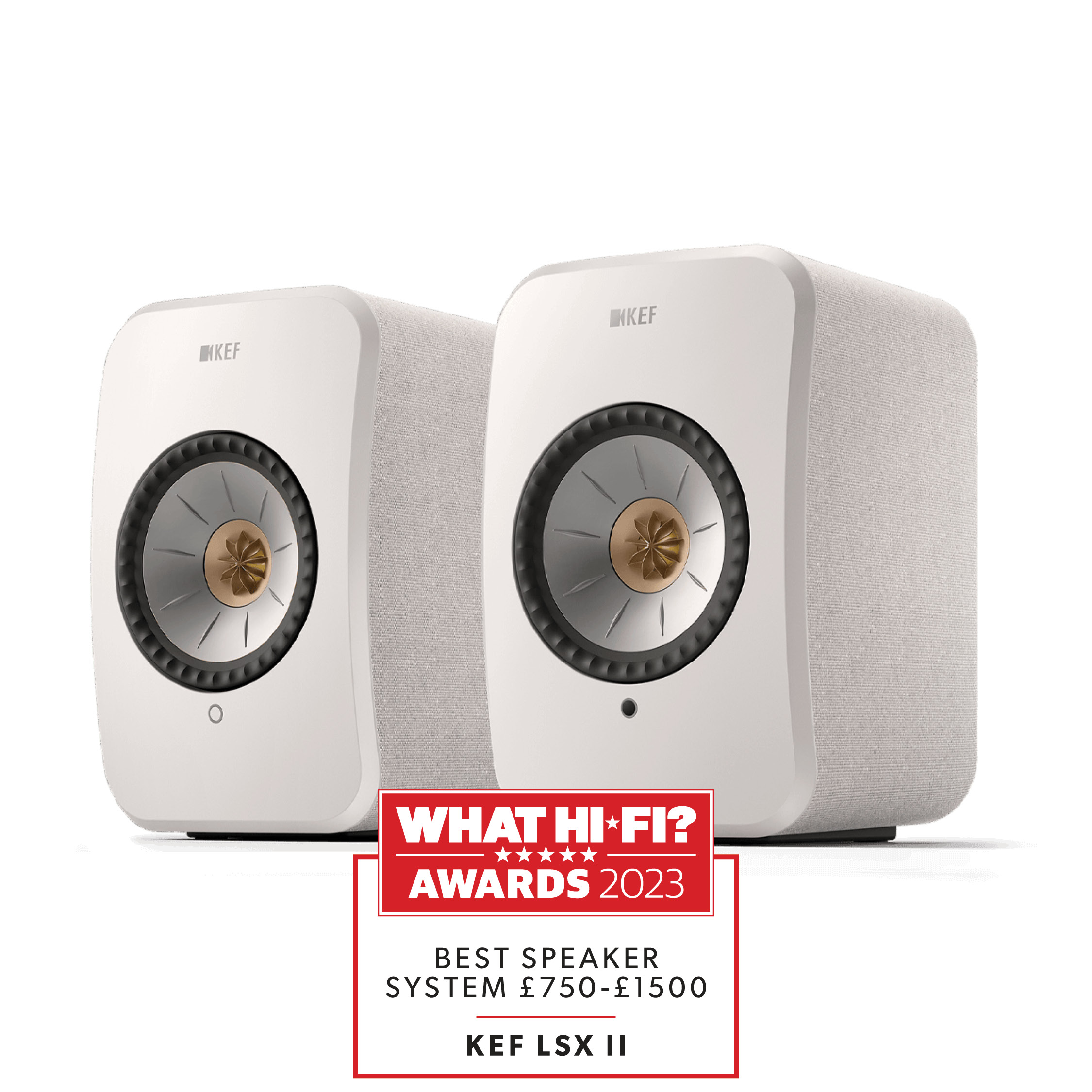 KEF LSX II COTTON WHITE