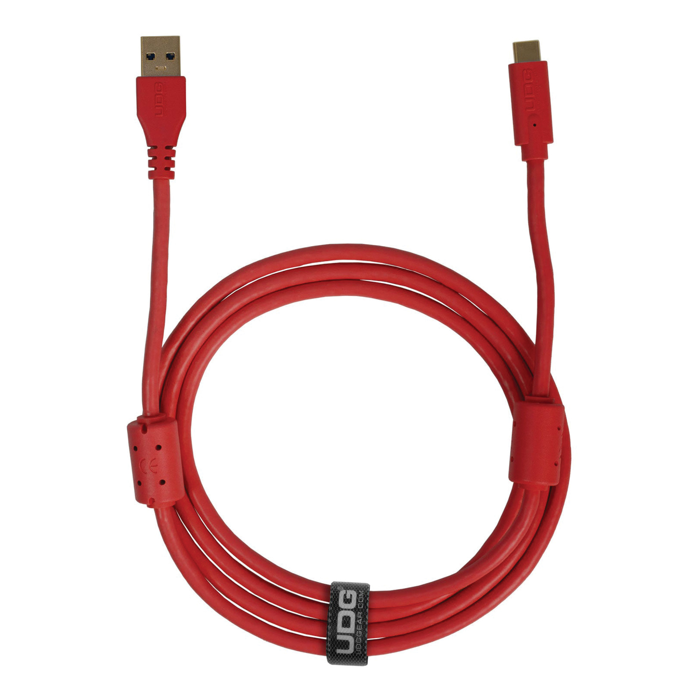UDG USB 3.2 C-A Red Straight 1.5m
