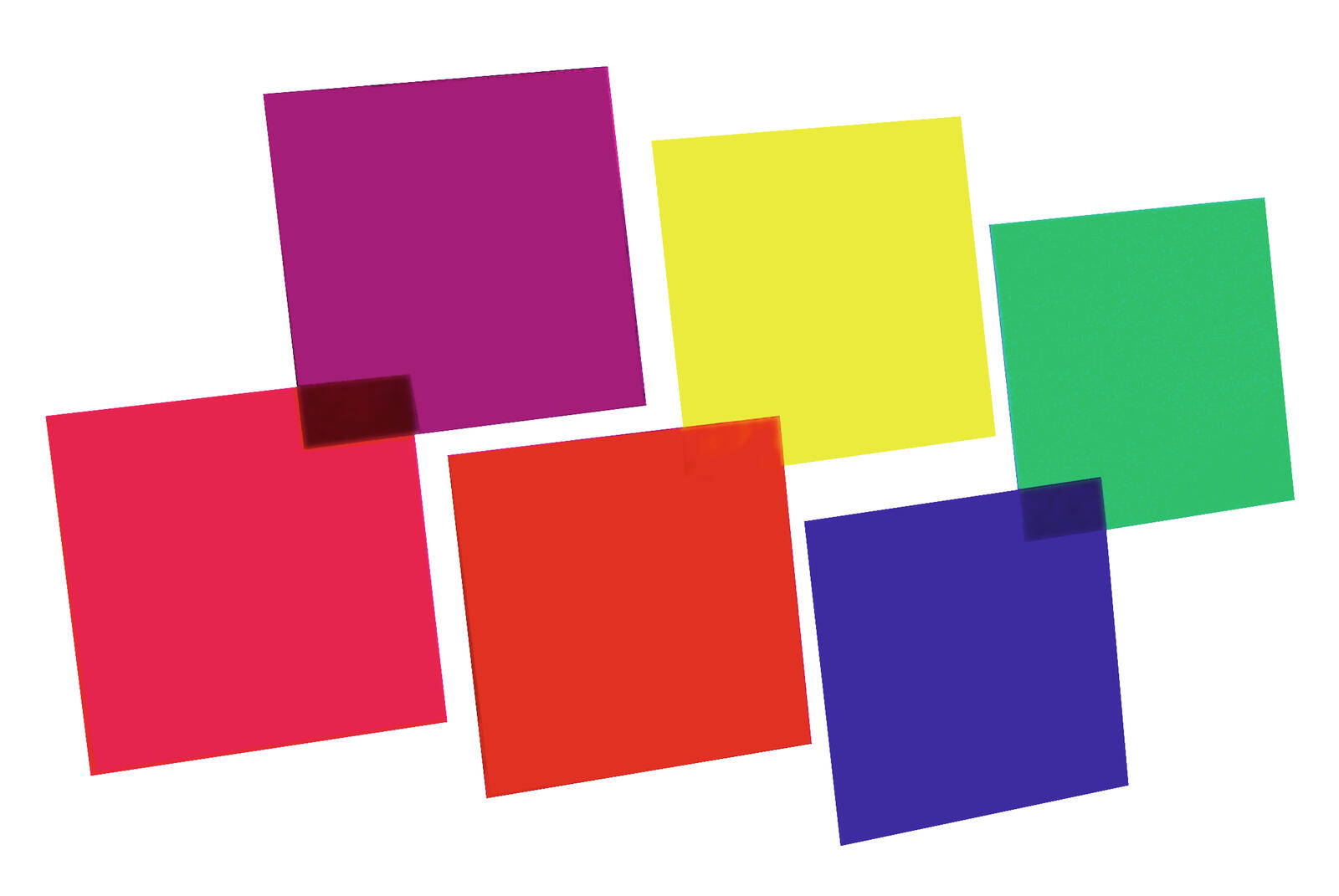 EUROLITE Color Foil Set 24x24 cm, six colors