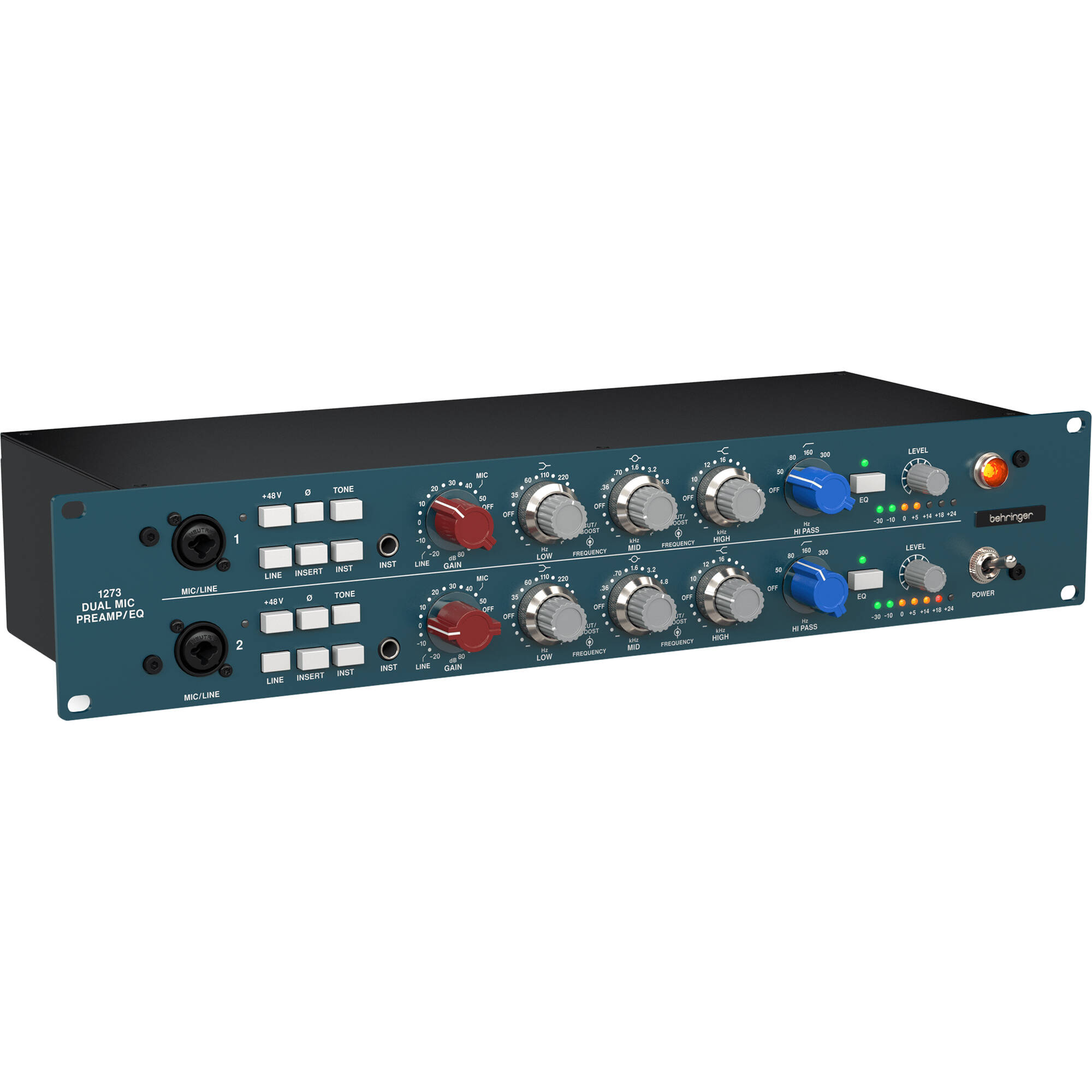 Behringer 1273 2-Channel Microphone Preamp