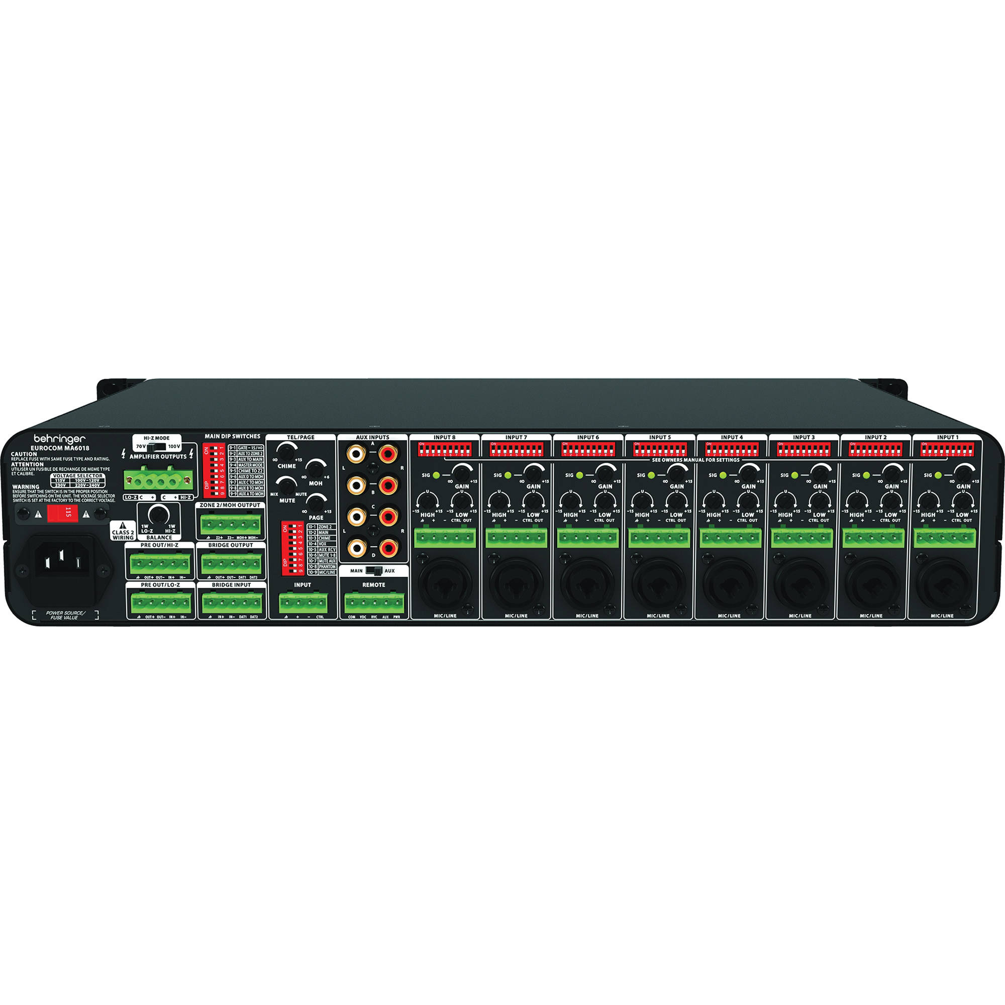 Behringer Eurocom MA6018