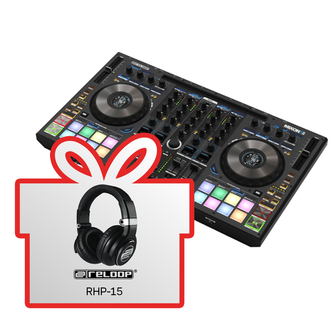 Reloop Mixon 8 Pro - DJ kontroler + POKLON RELOOP RHP-15 Slušalice