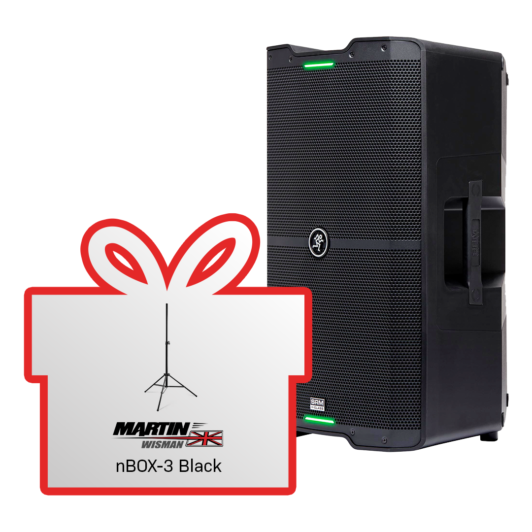 MACKIE SRM212 V-CLASS-2000W 12 - Aktivni zvučnik + poklon Stativ nBOX-3 Black