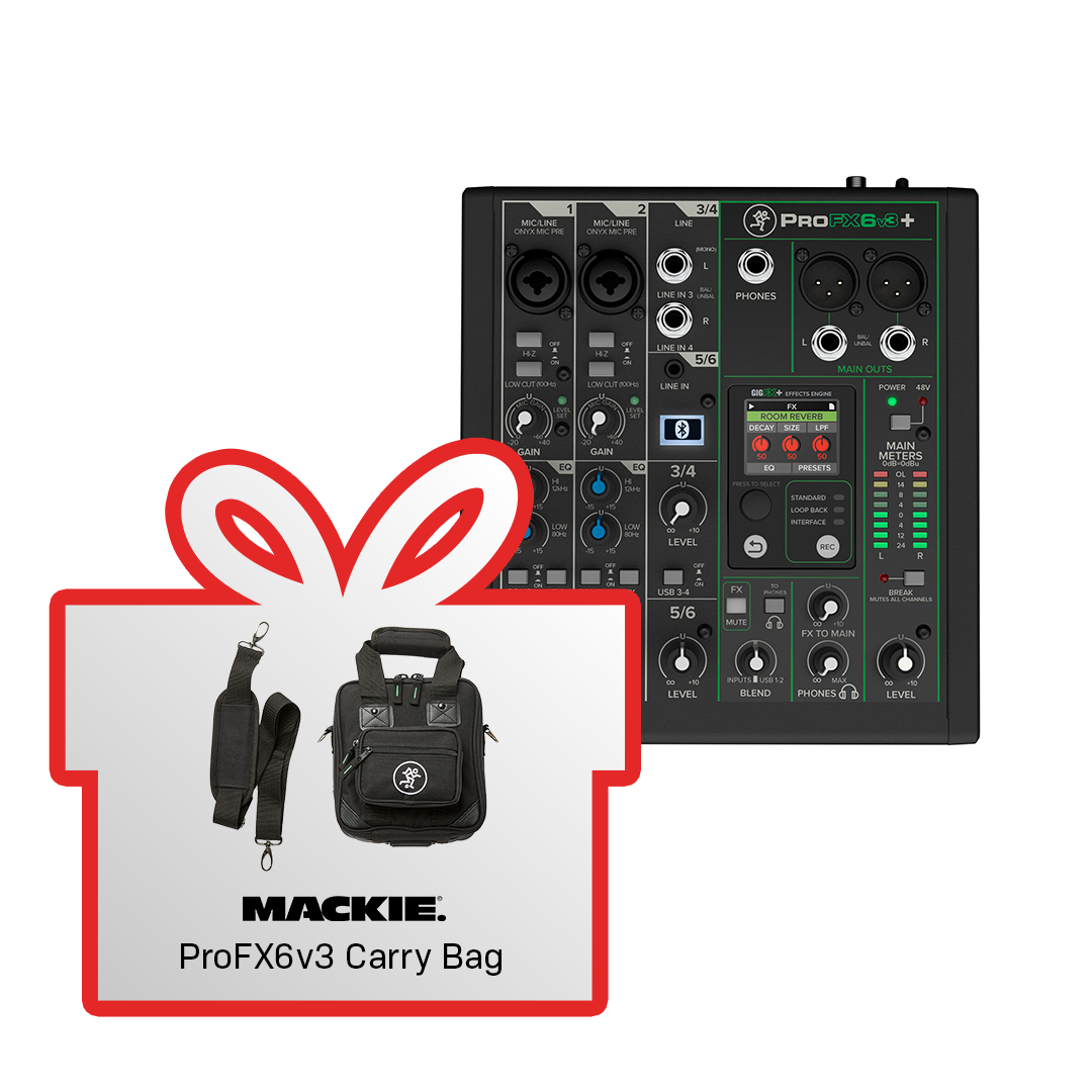 Mackie ProFX6v3+ + poklon Mackie ProFX6v3 Carry Bag