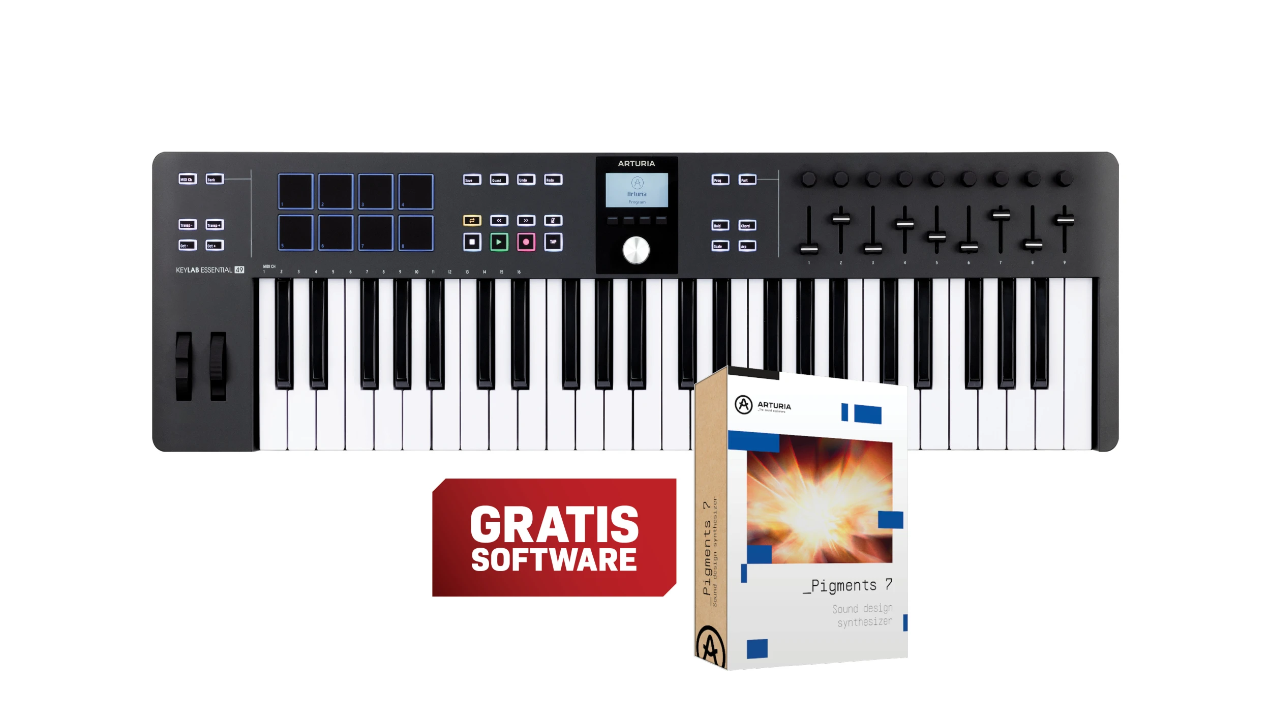 Arturia KeyLAB Essential 49 Mk3 Black