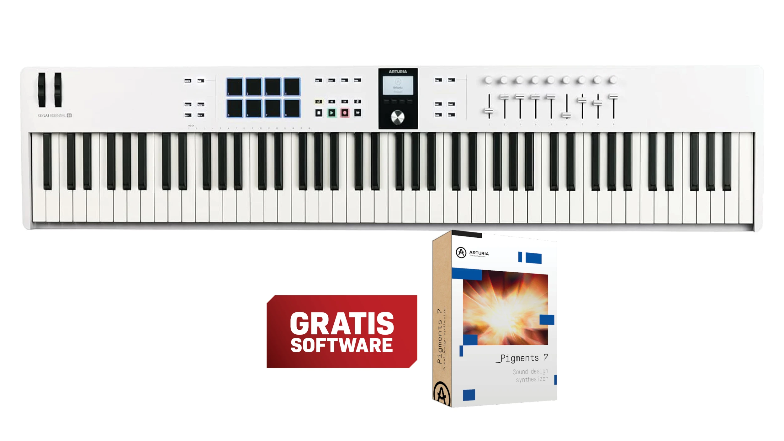 Arturia KeyLAB Essential 88 Mk3 White