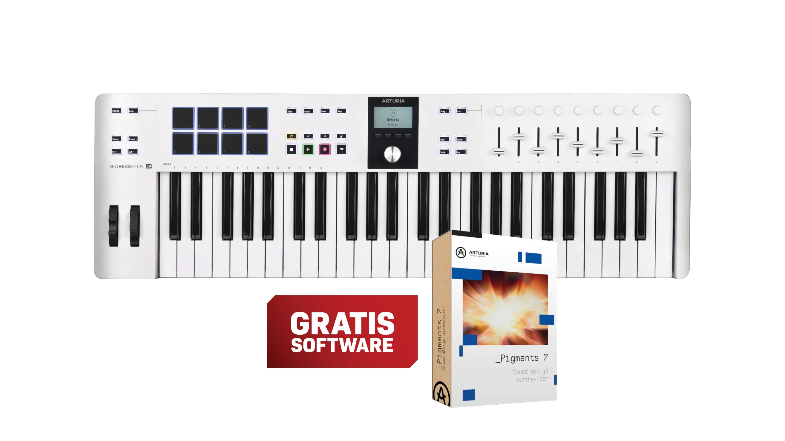 Arturia KeyLab Essential 49 MK3 White