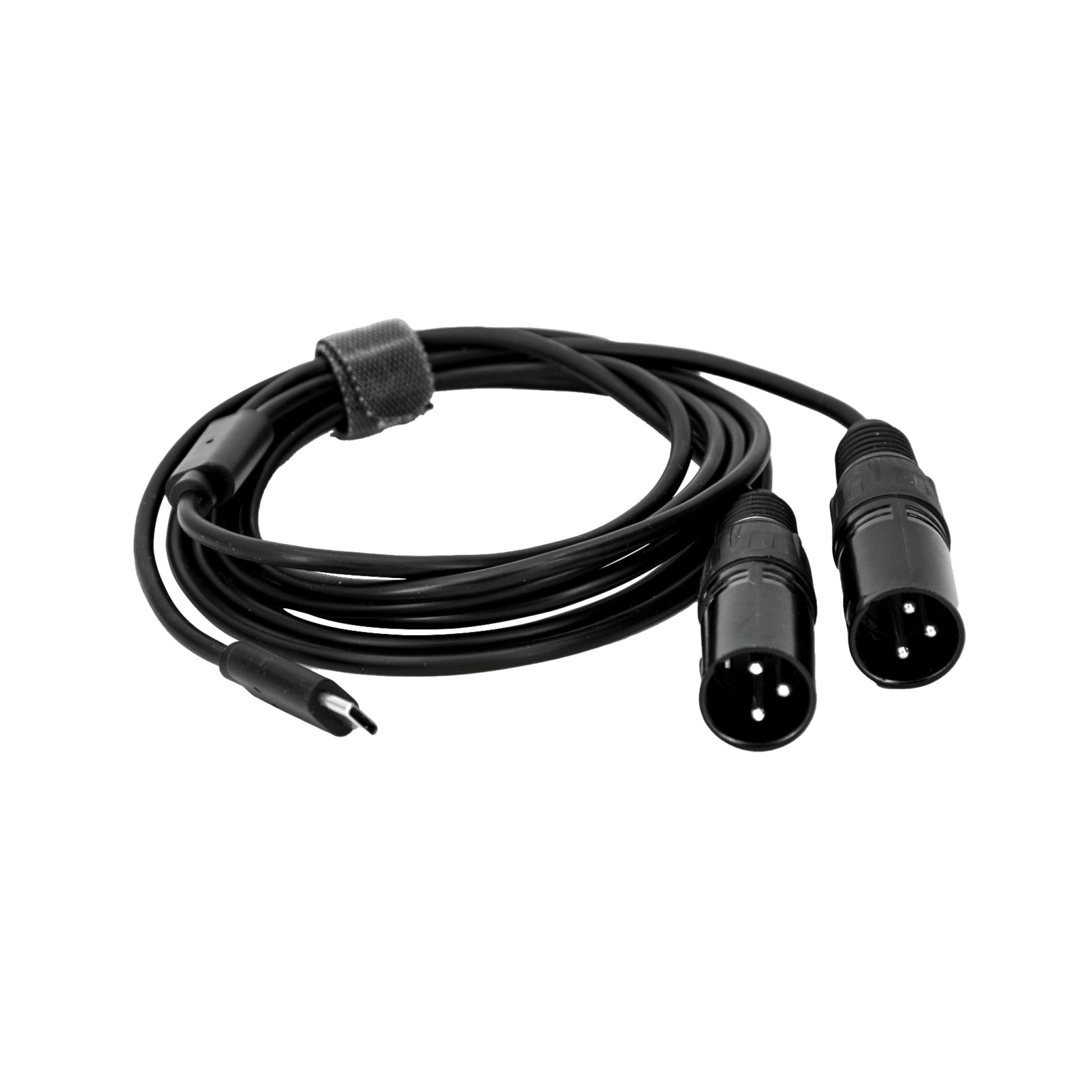 HILEC DAC USB-C to 2x XLRM 2m