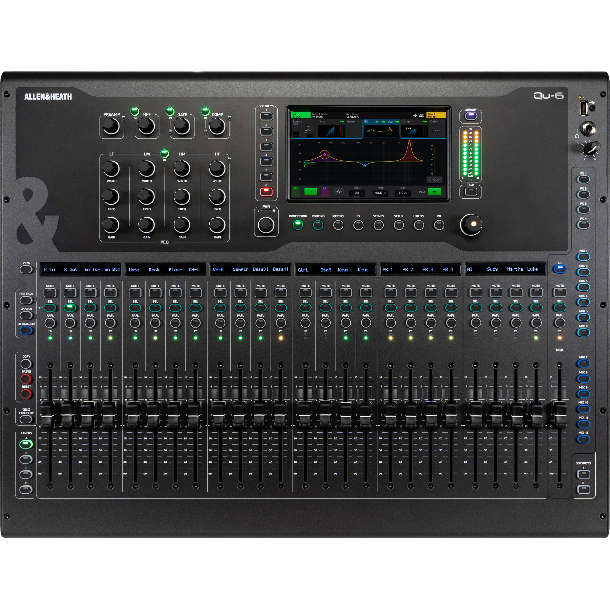 Allen&Heath  Qu-6 Digital mixing consol