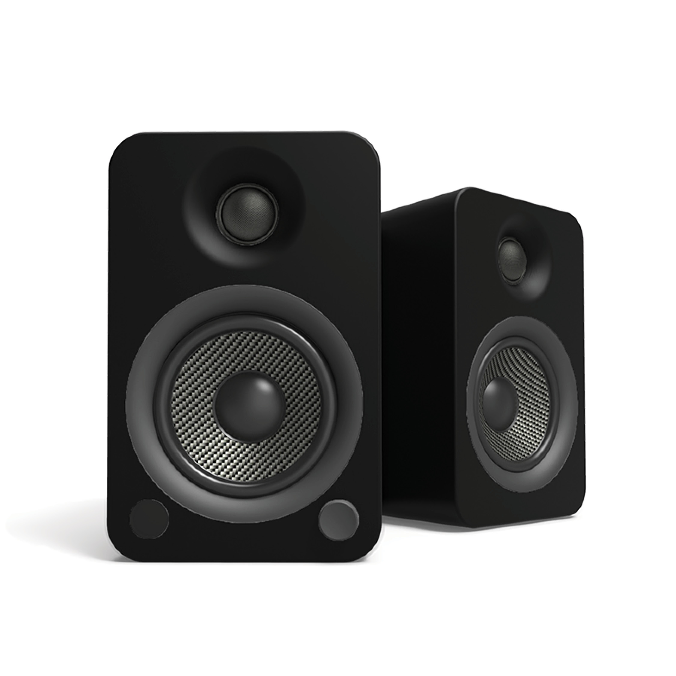 Kanto YU4 2nd Generation Powered Bookshelf Speaker - Matte Black