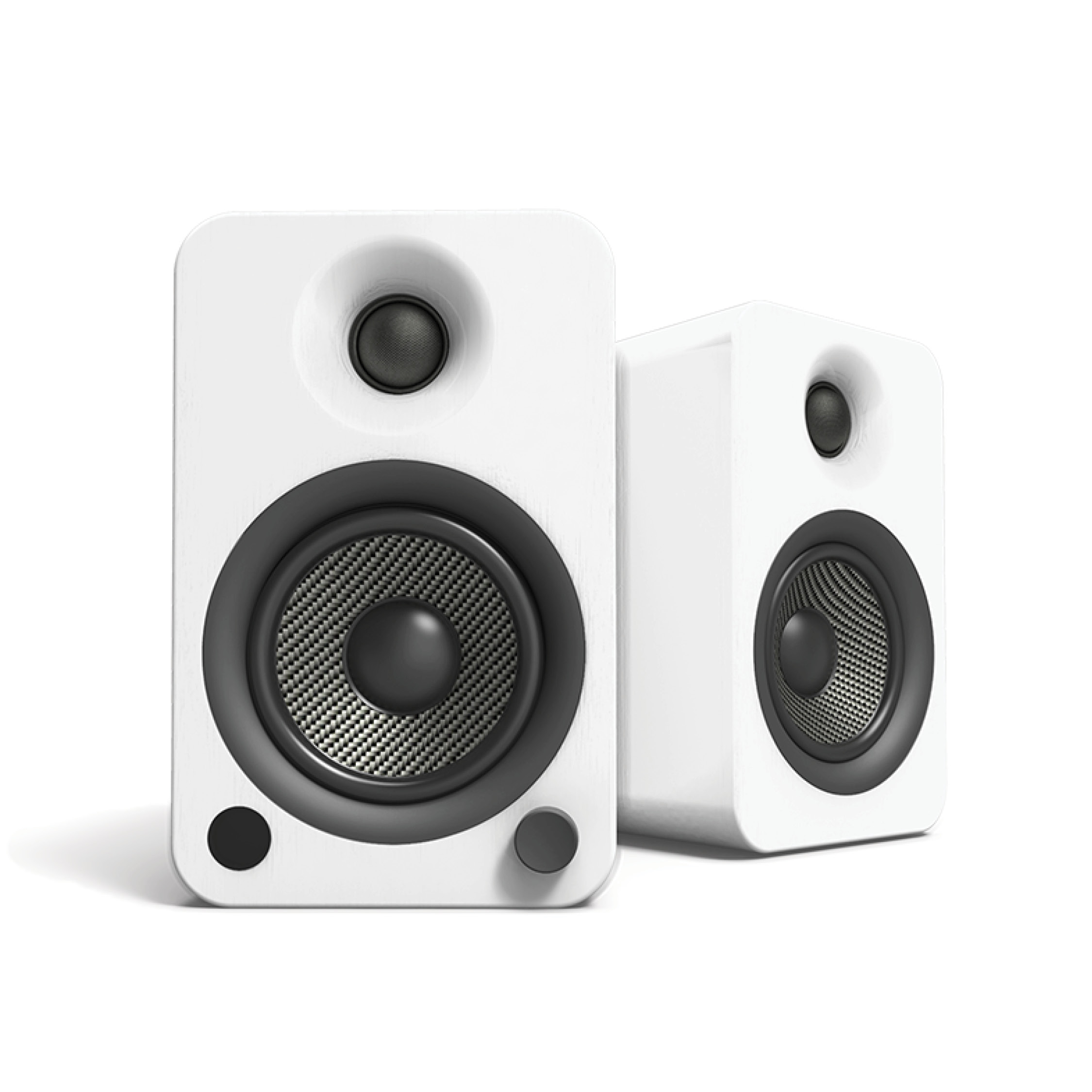 Kanto YU4 2nd Generation Powered Bookshelf Speaker - Matte White