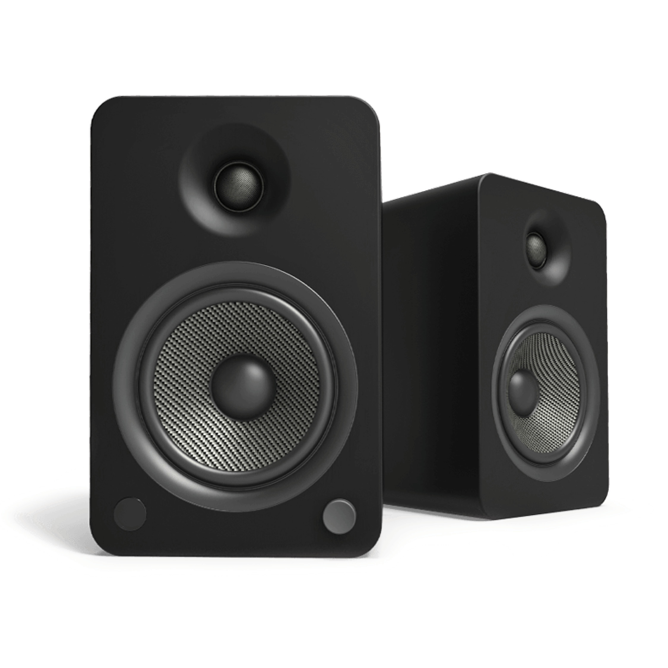 Kanto YU6 2nd Generation Powered Bookshelf Speaker - Matte Black