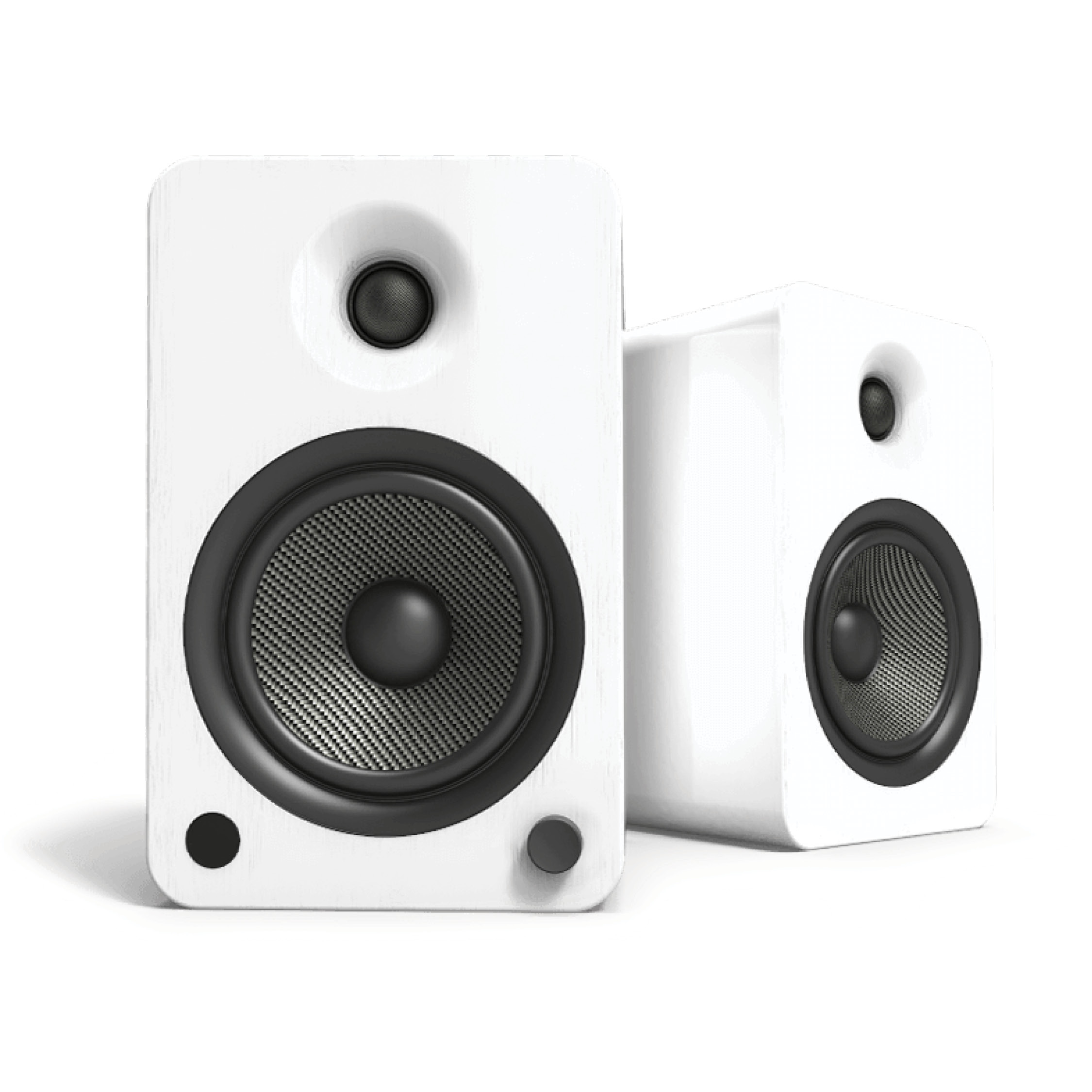 Kanto YU6 2nd Generation Powered Bookshelf Speaker - Matte White