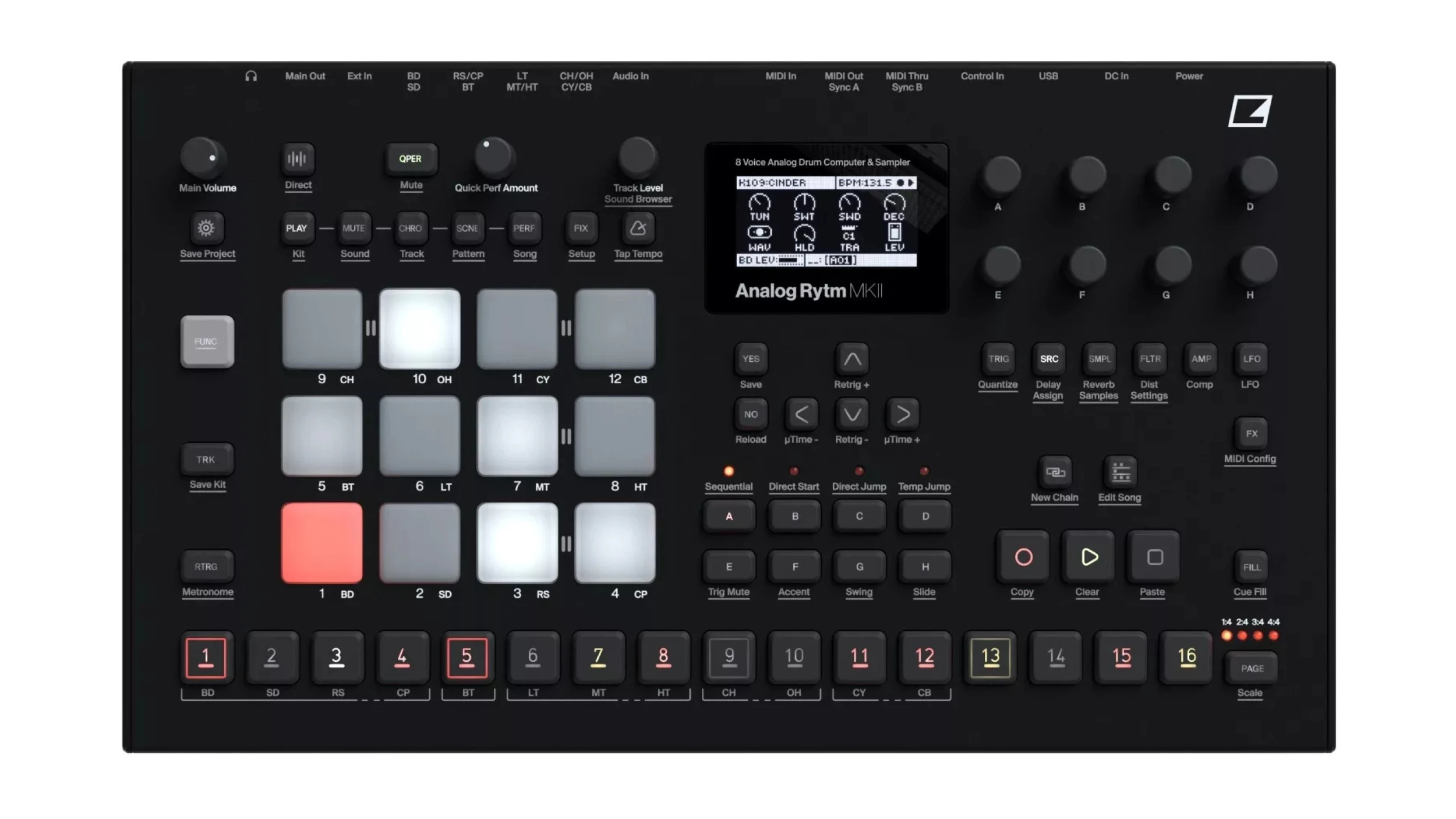 ELEKTRON Analog Rytm MKII - Ritam Mašina