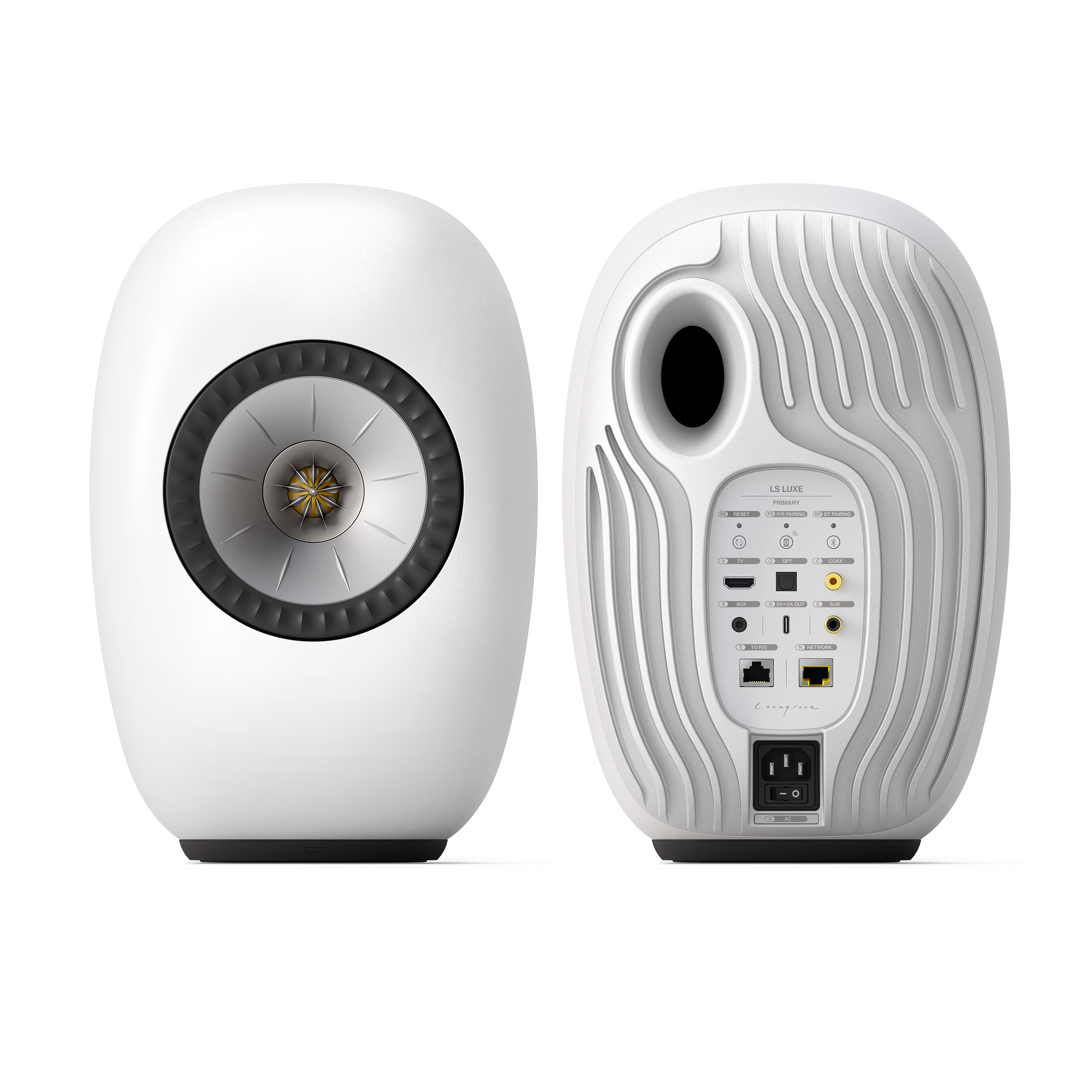KEF LS Luxe Mineral White