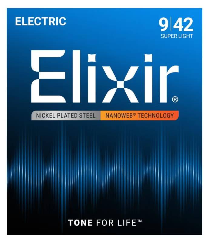 Elixir 12002 9-42 NANOWEB - Žice za električnu gitaru