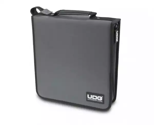 UDG CD Wallet 128 Steel Grey/Orange inside