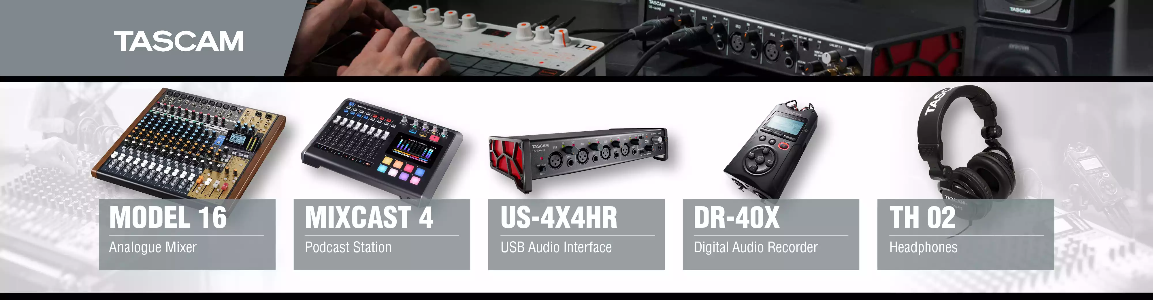 TASCAM                                                                                                                                                                                                                                                         