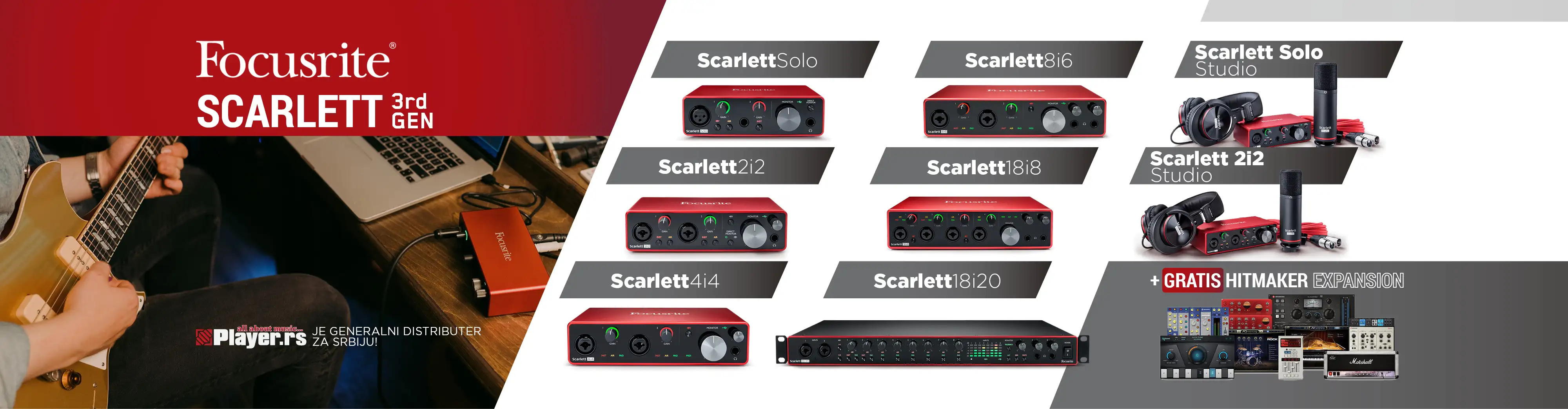 Focusrite Scarlett                                                                                                                                                                                                                                             