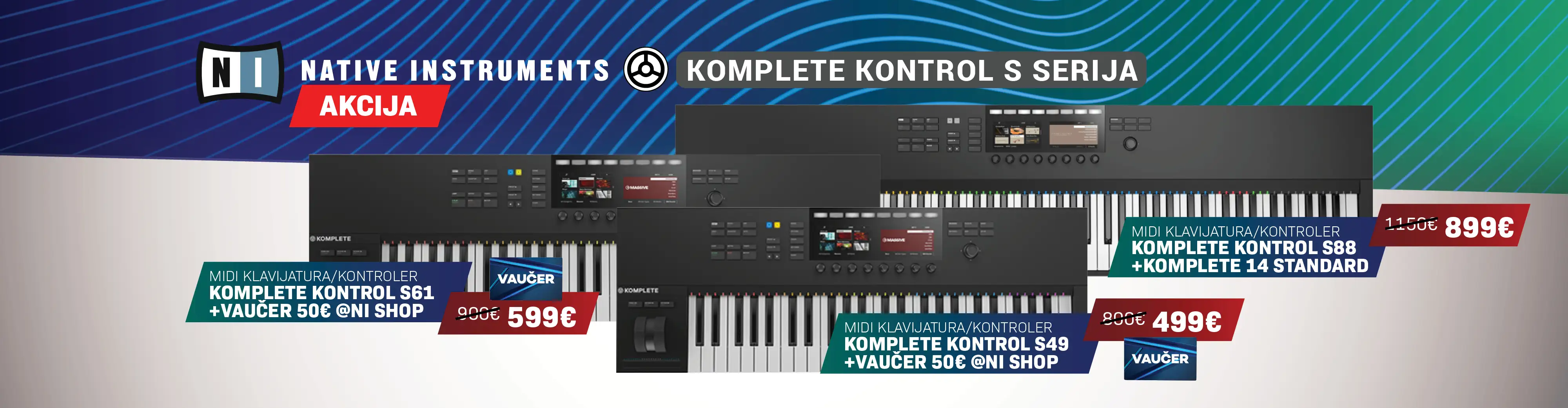 NI komplete kontrol S Akcija                                                                                                                                                                                                                                   